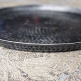 Large struck metal tray