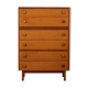 Retro 1960s teak & afromosia tall chest of drawers by homeworthy