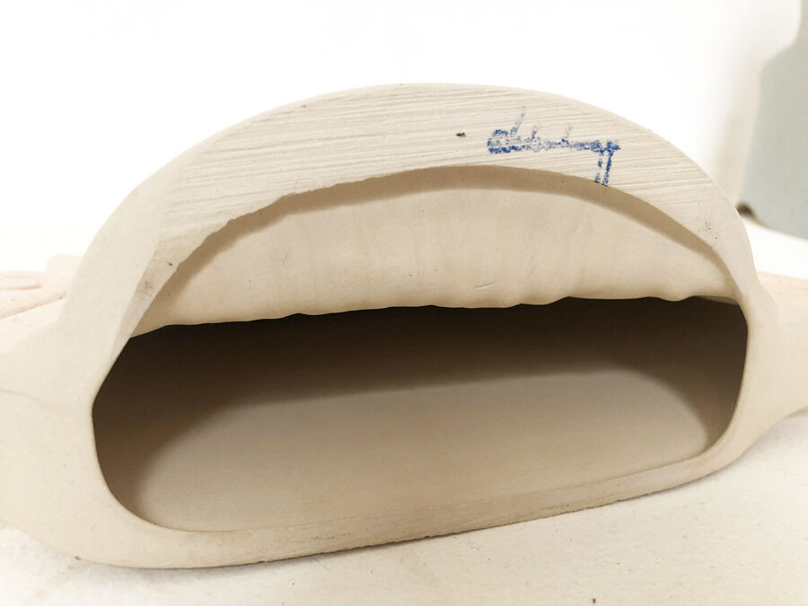 Couple rose, ceramiche chiminazzo, 1970