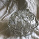 Glass vase for flower head
