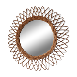 Wicker mirror