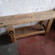 Waxed oak cabinetmaker's workbench