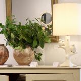 Owls ceramic lamp