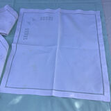 6 Antique embroidered napkins