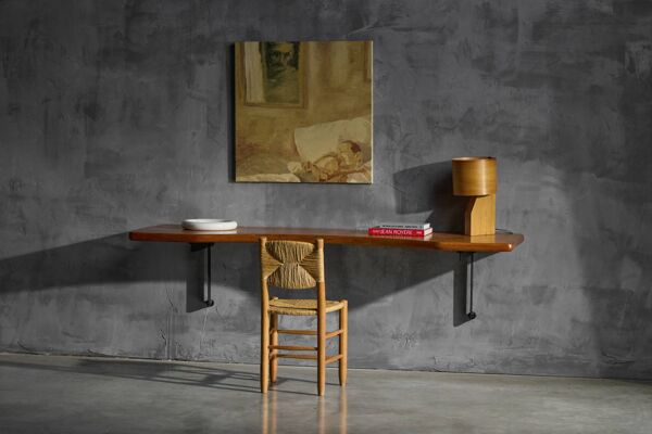 Bureau mural par Charlotte Perriand, France, années 1950