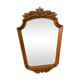 Vintage baroque wooden mirror / Retro wooden wall mirror