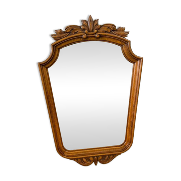 Miroir baroque vintage en bois / Miroir mural rétro en bois