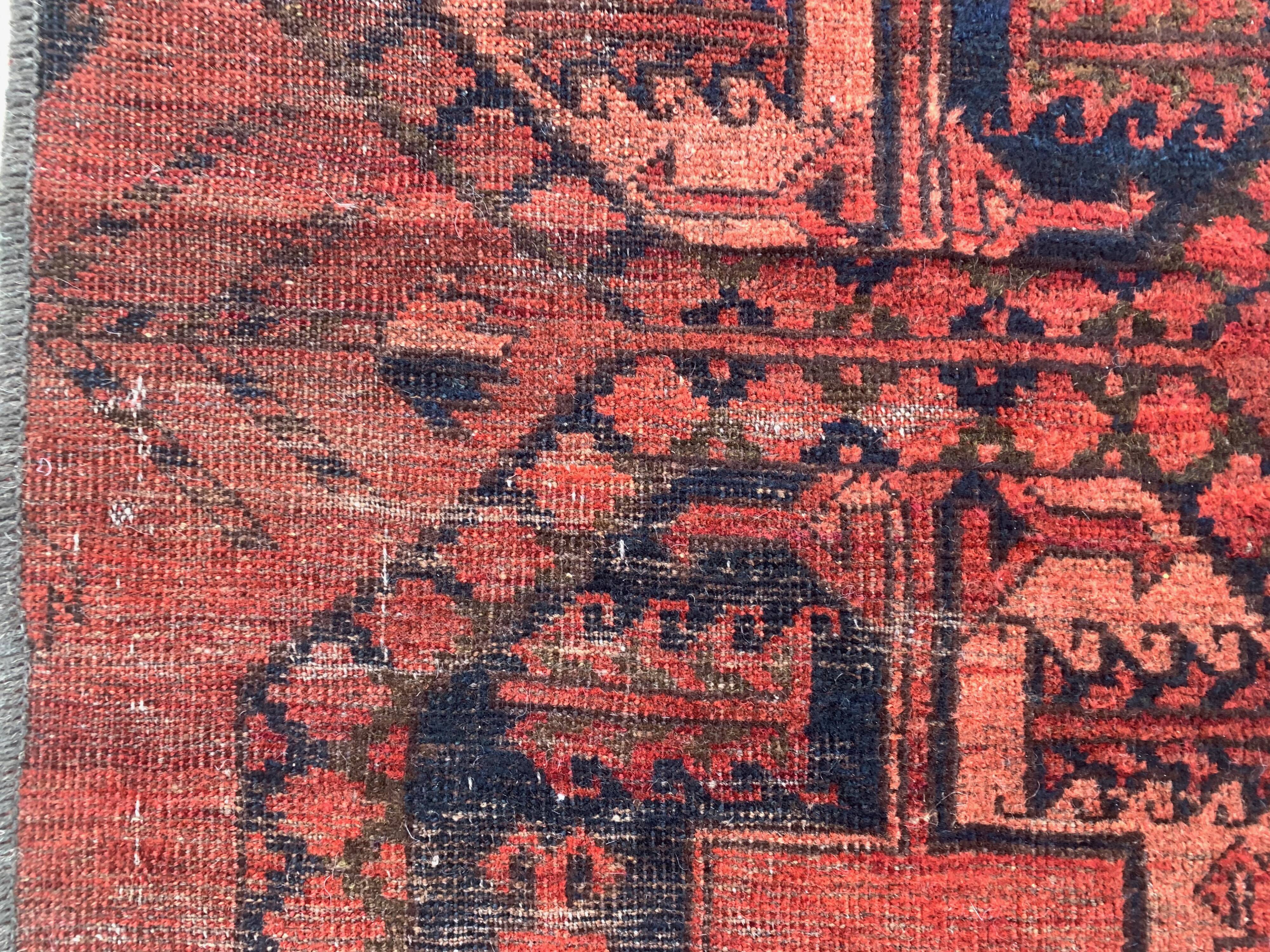 Turkmen Ersari runner 425x65 cm veg dye wool