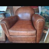 Pair of club armchairs