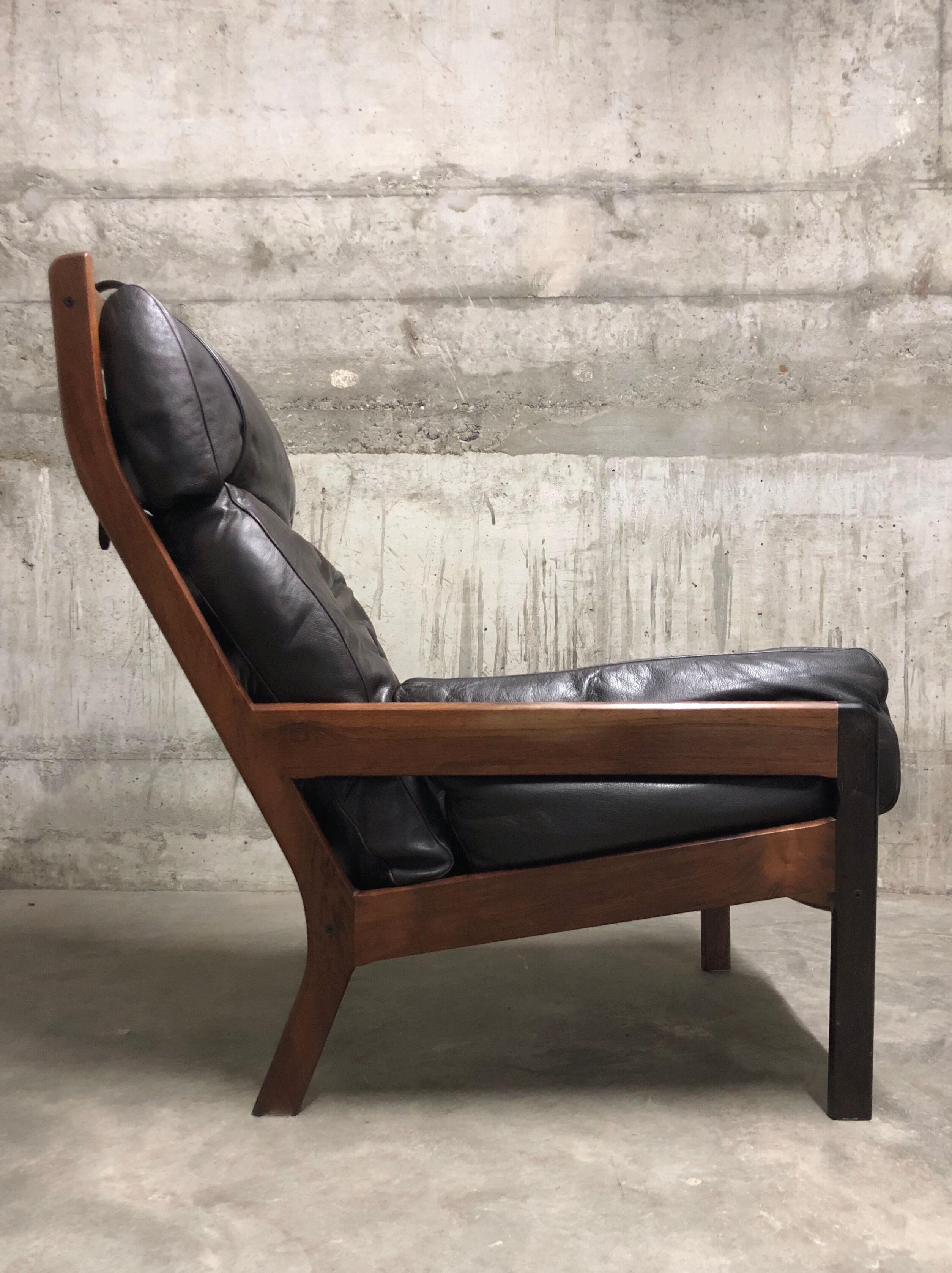 Armchair on palisander by Erik Jørgensen 1960s