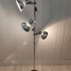 Floor lamp 3 spots vintage 70s chrome