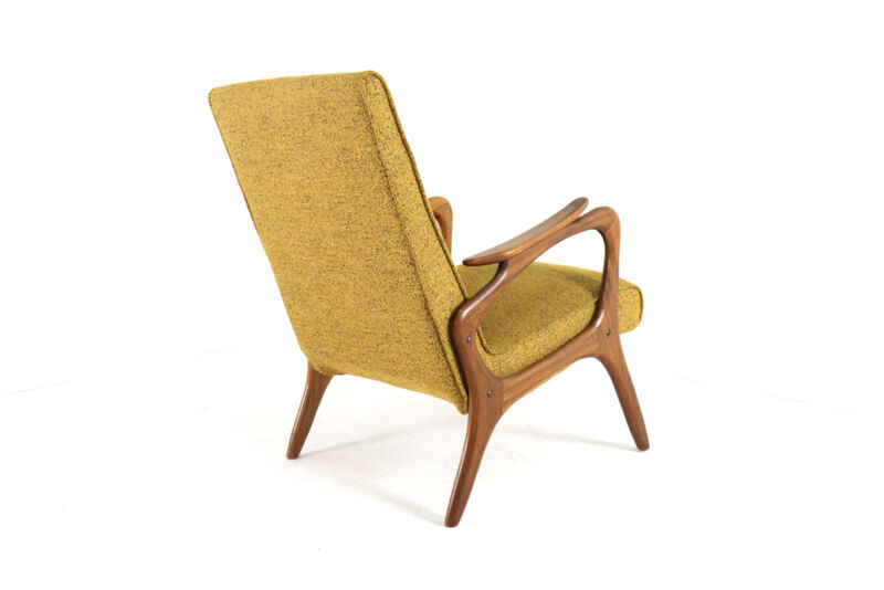 Armchair 'Rondeling'  yellow | 2 pieces in stock - dutch mid century modern