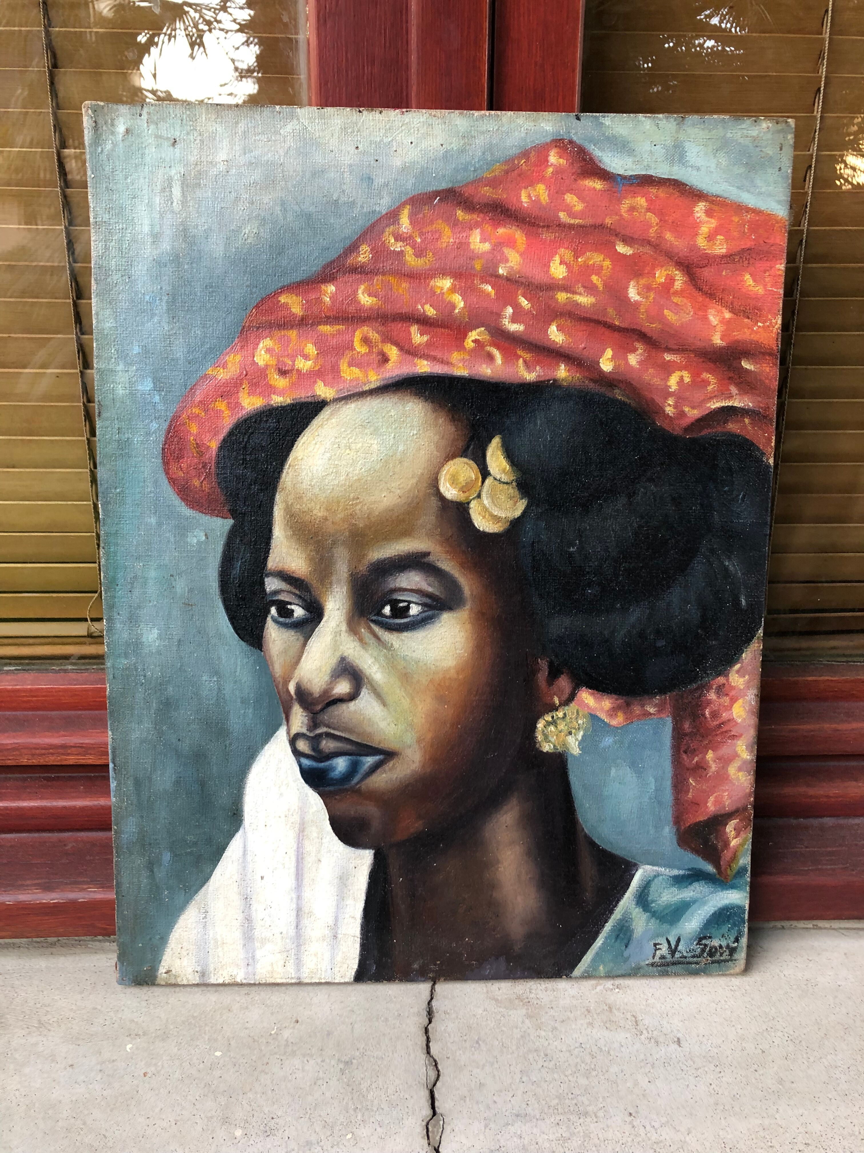Portrait of an African woman