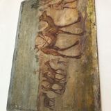 Orientalist painting of camels