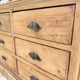 Pine craft cabinet with drawers