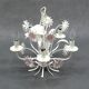 Lustre floral Hollywood Regency, années 1970