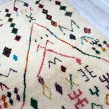 Handmade moroccan berber carpet 259 x 155 cm