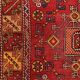 Vintage western turkish rug oriental 183x128 cm tribal carpet