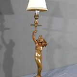 Regulate Lamp, Art Nouveau style, signed C.Rosa – Mid 20th century