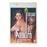Affiche cinéma originale "Sandra" Luchino Visconti, Claudia Cardinale 36x54cm 1965