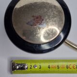 Pair of vintage wall coat racks in gold metal