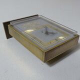 Vintage brass jaz alarm clock