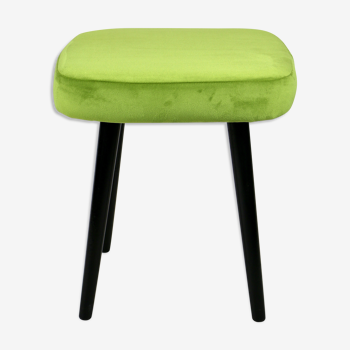 Tabouret vert vintage années 1970