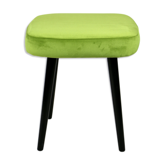 Tabouret vert vintage années 1970