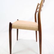 Set Of 6 Dining Chairs Model 78 Made In Rosewood By N. O Møller From 1950s