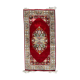Vintage Turkish silk carpet handmade 74x146 cm