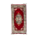 Vintage Turkish silk carpet handmade 74x146 cm