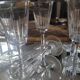 Cut glass wine glasses – Set of 6 – 1960s