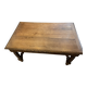 Antique solid oak dining table