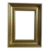 Golden wood frame & black edging