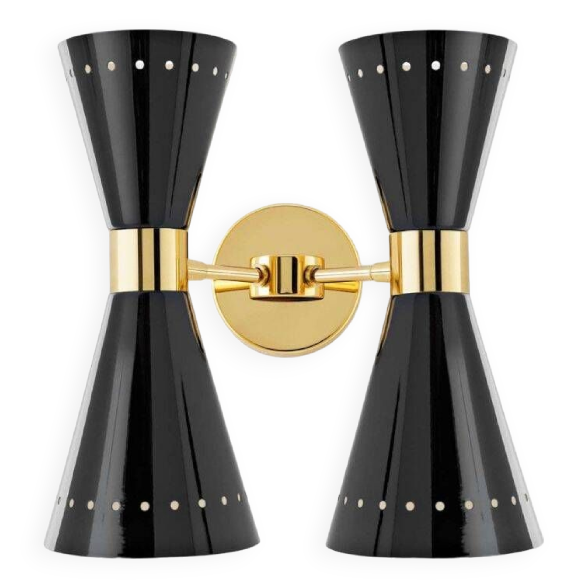 Applique murale noire Megafono 2x2