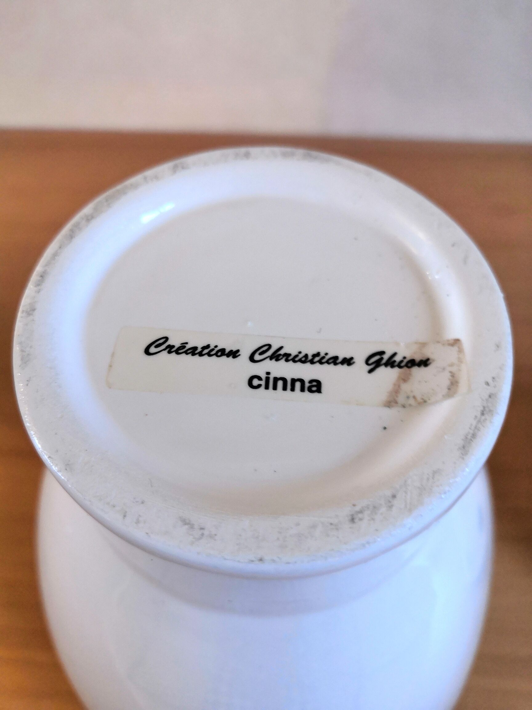 Ceramic design Christian Ghion for Cinna
