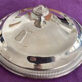 Silver metal tureen