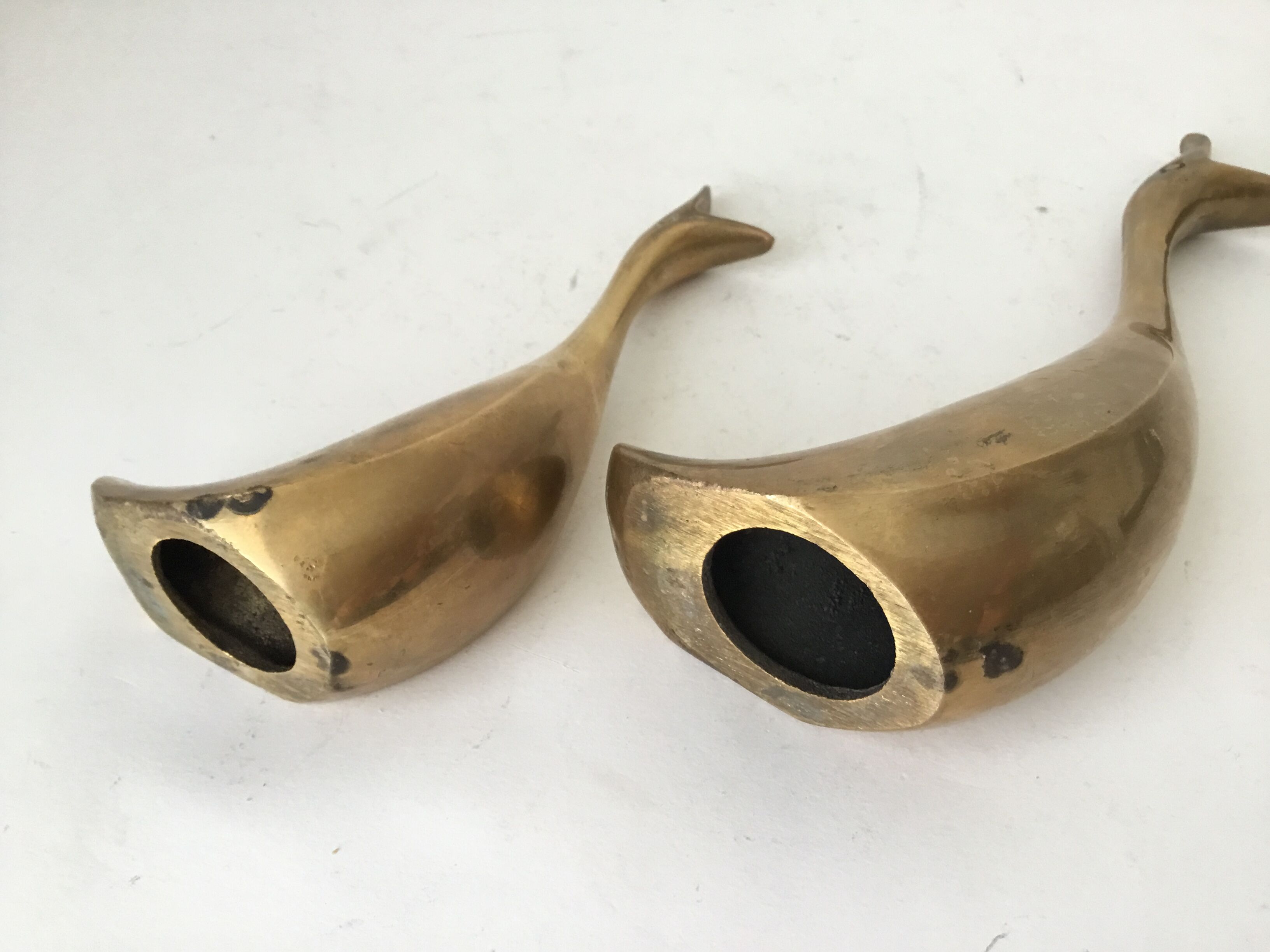 Couple of brass ducks