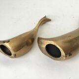 Couple of brass ducks