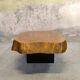 Coffee table, tree trunk top