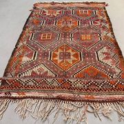 Vintage Turkish kilim rug 150x92 cm wool kelim, medium 2489