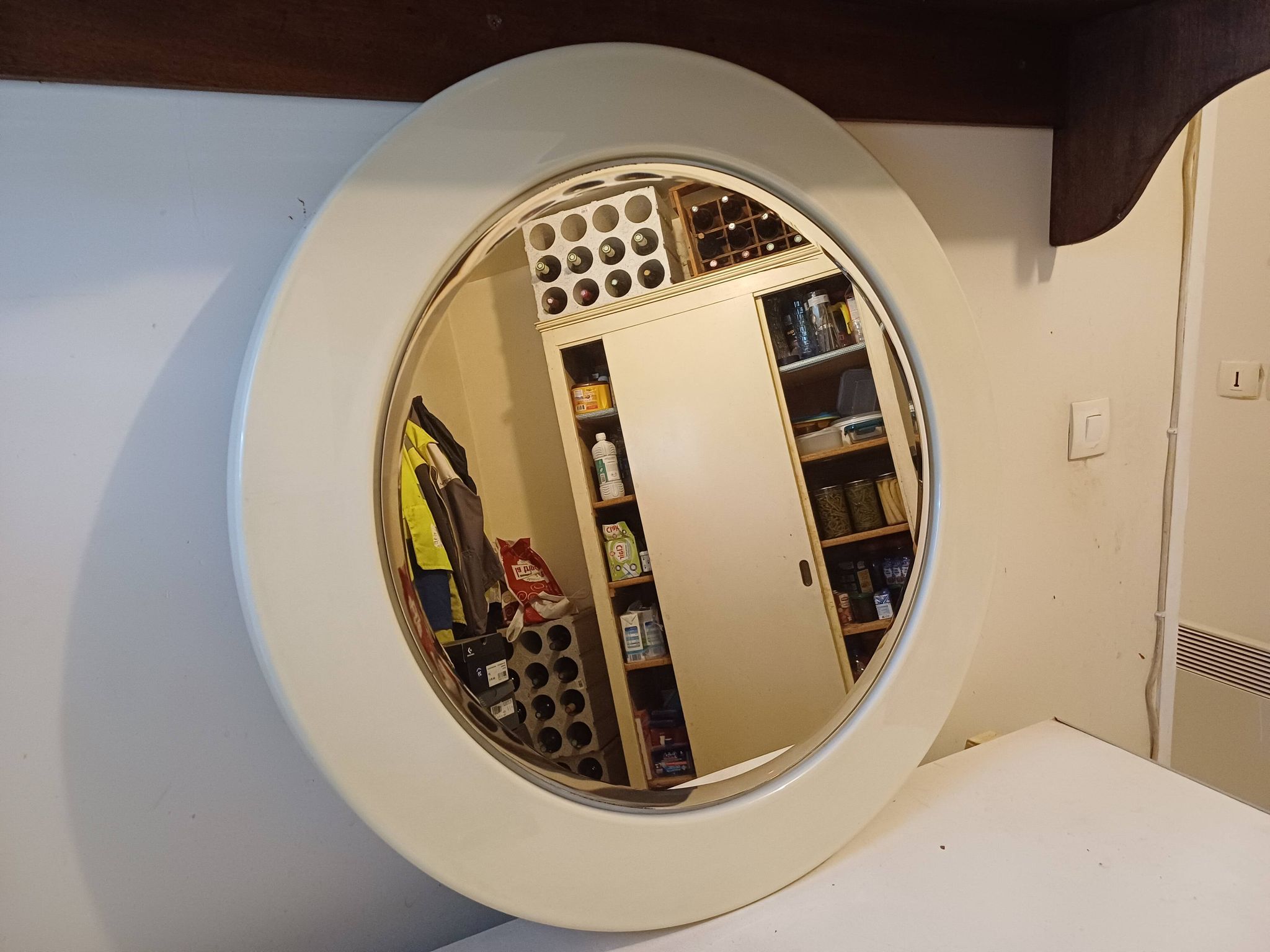 Vintage Italian Mirror from the 70s Cattanéo