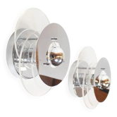 Pair of acrylic wall lamps by Jocelyne Trocmé for Galerie Oxar