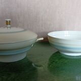 Salad bowl and vegetable Robert Haviland & Le Tanneur