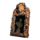 English folk art mirror leather