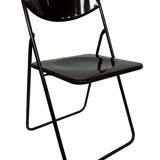 Vintage Ted Folding chairs Niels Gammelgaard for Ikea - Set of four - in Dark Brown