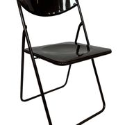Vintage Ted Folding chairs Niels Gammelgaard for Ikea - Set of four - in Dark Brown