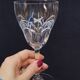 10 antique art deco saint louis / baccarat cut crystal water glasses