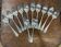 Set of 12 large silver-plated metal spoons - christofle