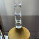 Pair of vintage candle holders in lucite and metal